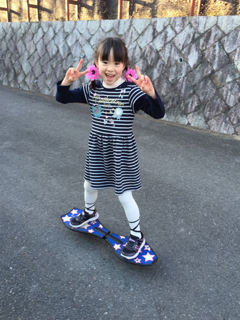 上手に乗れるようになったよ 上手に乗れるようになったよ